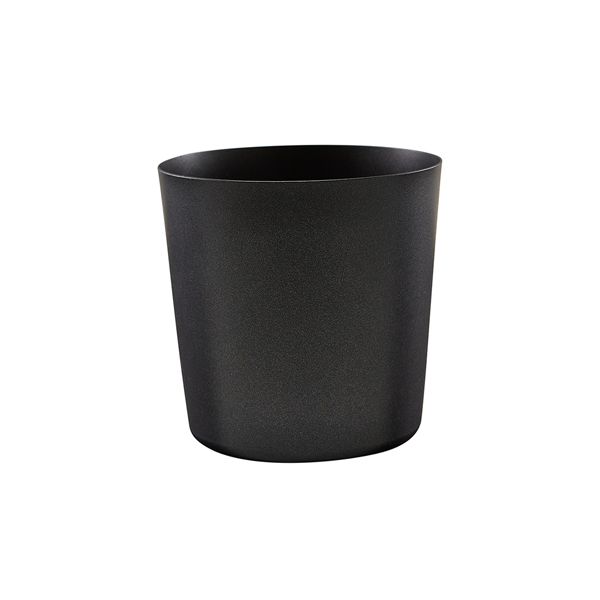 Gobelet en acier inoxydable / Gobelet à snack métallique noir - 8,5 x 8,5 cm/420 ml (12 pièces) Gobelet en acier inoxydable / Gobelet à snack métallique noir - 8,5 x 8,5 cm/420 ml (12 pièces)