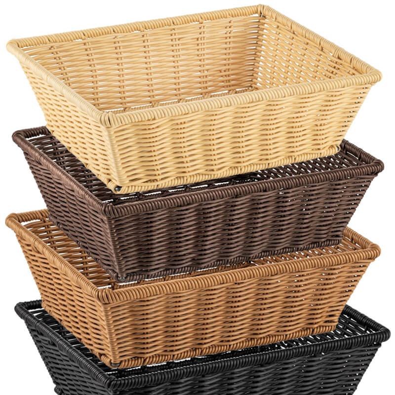 Panier en polypropylène, 32,5 x 26,5 x 10 cm (GN 1/2) - différentes couleurs Panier en polypropylène, 32,5 x 26,5 x 10 cm (GN 1/2) - différentes couleurs