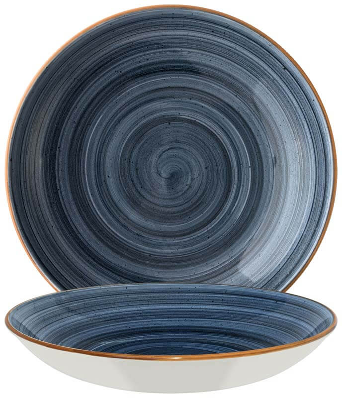 Bonna Aura Dusk Bloom Assiette creuse 28cm bleu - 6 pièces Bonna Aura Dusk Bloom Assiette creuse 28cm bleu - 6 pièces