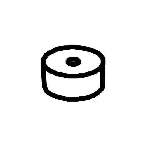 Pied en caoutchouc D 22 x 10 - Santos #38 (38421) Pied en caoutchouc D 22 x 10 - Santos #38 (38421)