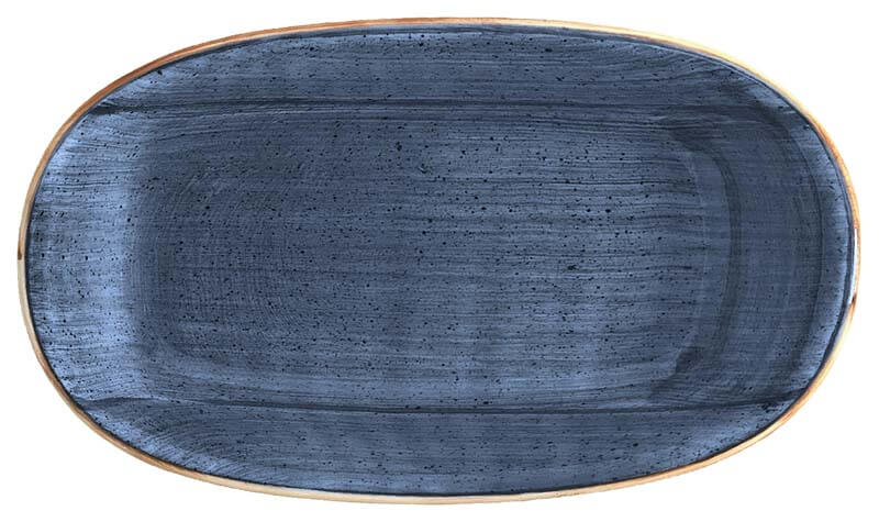 Bonna Aura Dusk Gourmet plat ovale 19x11cm bleu - 12 pièces Bonna Aura Dusk Gourmet plat ovale 19x11cm bleu - 12 pièces