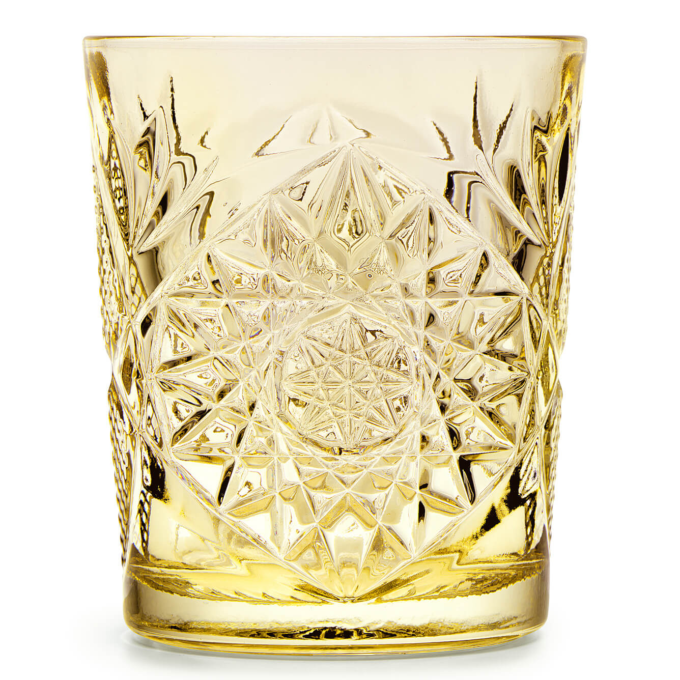 Verre D.O.F. Hobstar jaune, Libbey - 355ml (1 pce)