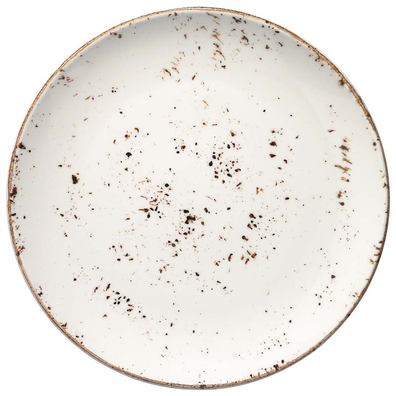 Bonna Grain Assiette Gourmet plate 25cm crème - 12 pièces