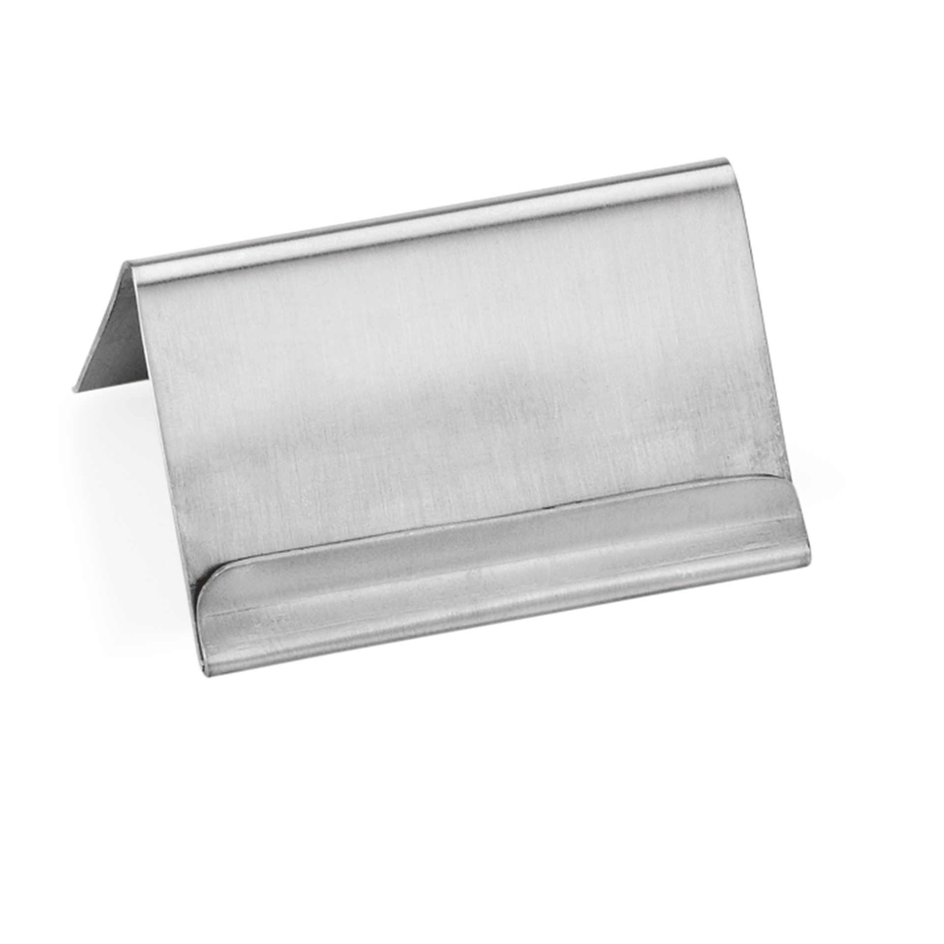 Porte-cartes en acier inoxydable - 6 x 4,5 x 3,5 cm Porte-cartes en acier inoxydable - 6 x 4,5 x 3,5 cm