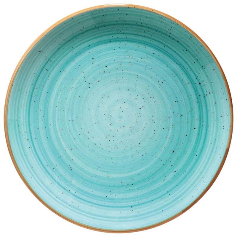 Bonna Aura Aqua Assiette Gourmet plate 25cm turquoise - 12 pièces Bonna Aura Aqua Assiette Gourmet plate 25cm turquoise - 12 pièces
