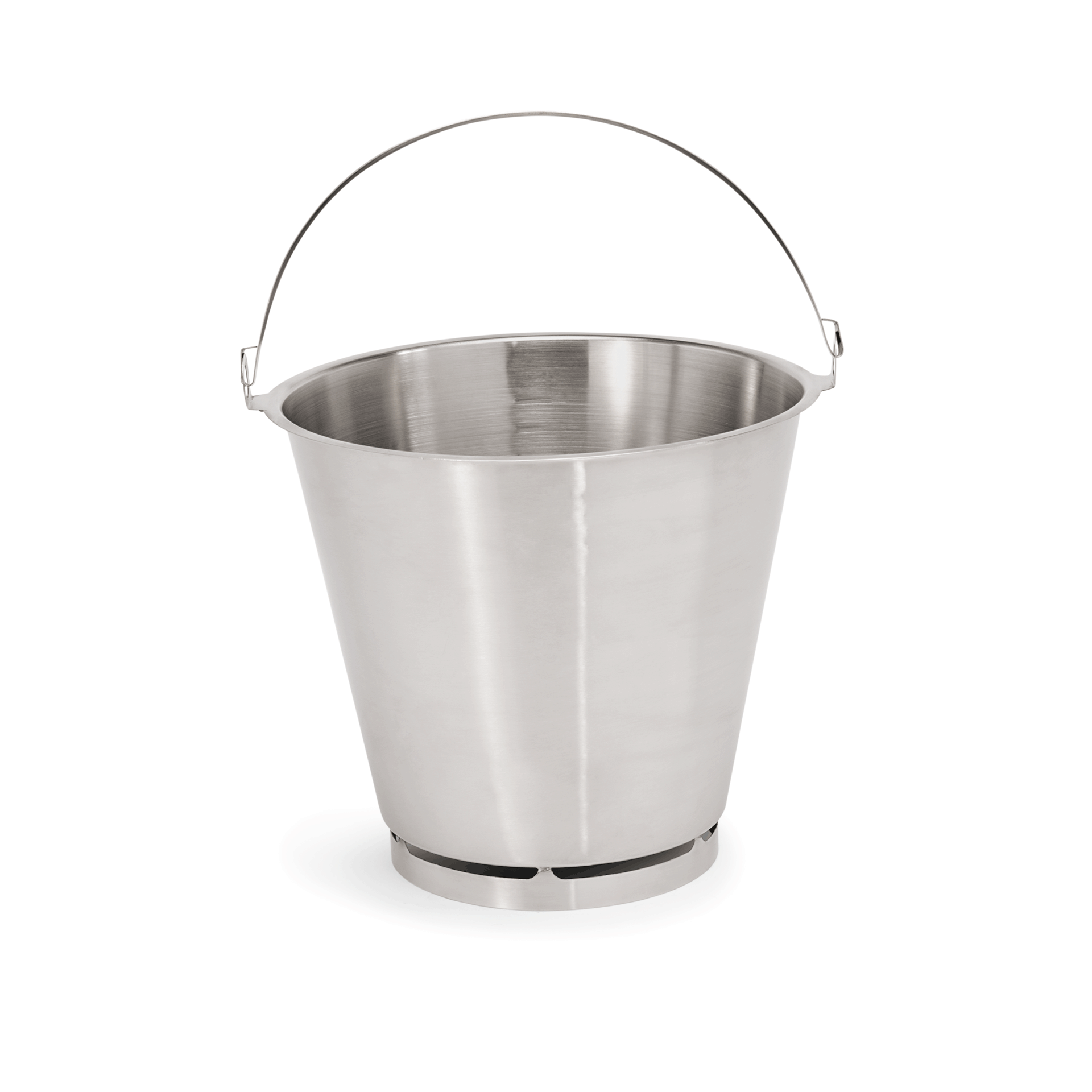 Seau en acier au chrome-nickel - 10 l