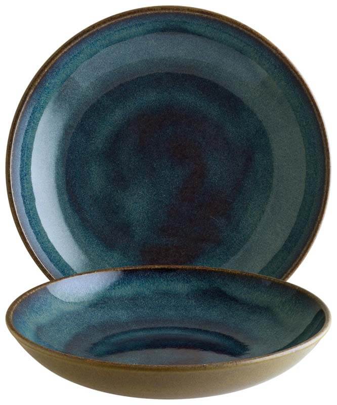 Bonna Sphere Ocean Bloom Assiette creuse 23cm bleu - 6 pièces Bonna Sphere Ocean Bloom Assiette creuse 23cm bleu - 6 pièces