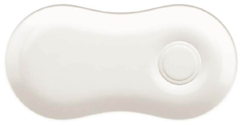 Bonna Gourmet Cream Plateau de service 25x12cm crème - 12 pièces