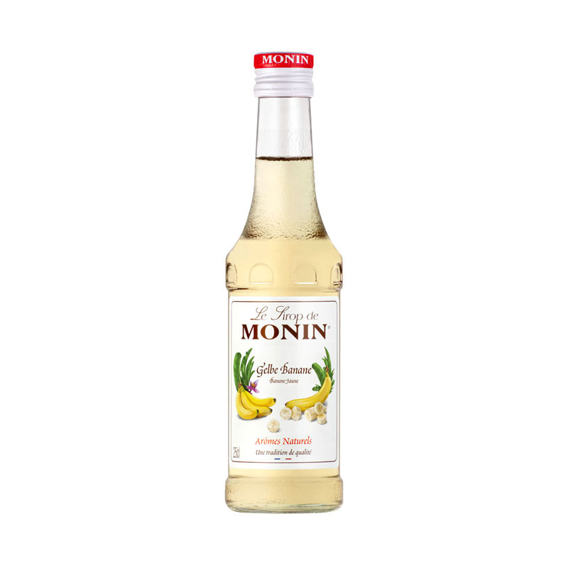 Banane jaune - Sirop Monin petite bouteille (0,25l) Banane jaune - Sirop Monin petite bouteille (0,25l)