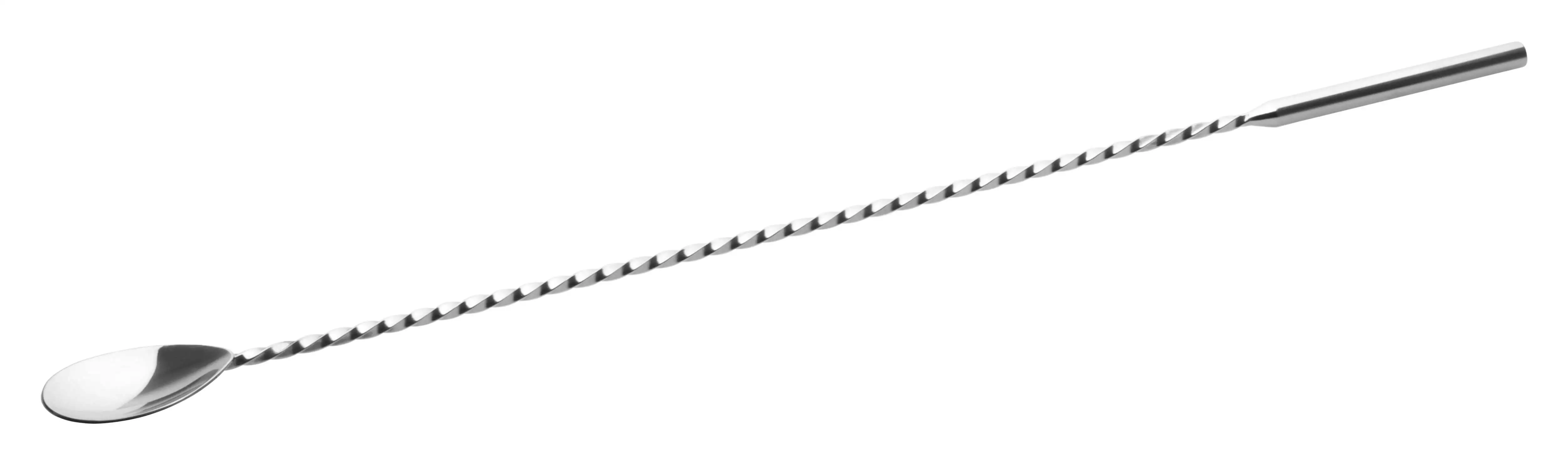 Cuillère de bar, torsadée, bout rond - 40cm Cuillère de bar, torsadée, bout rond - 40cm