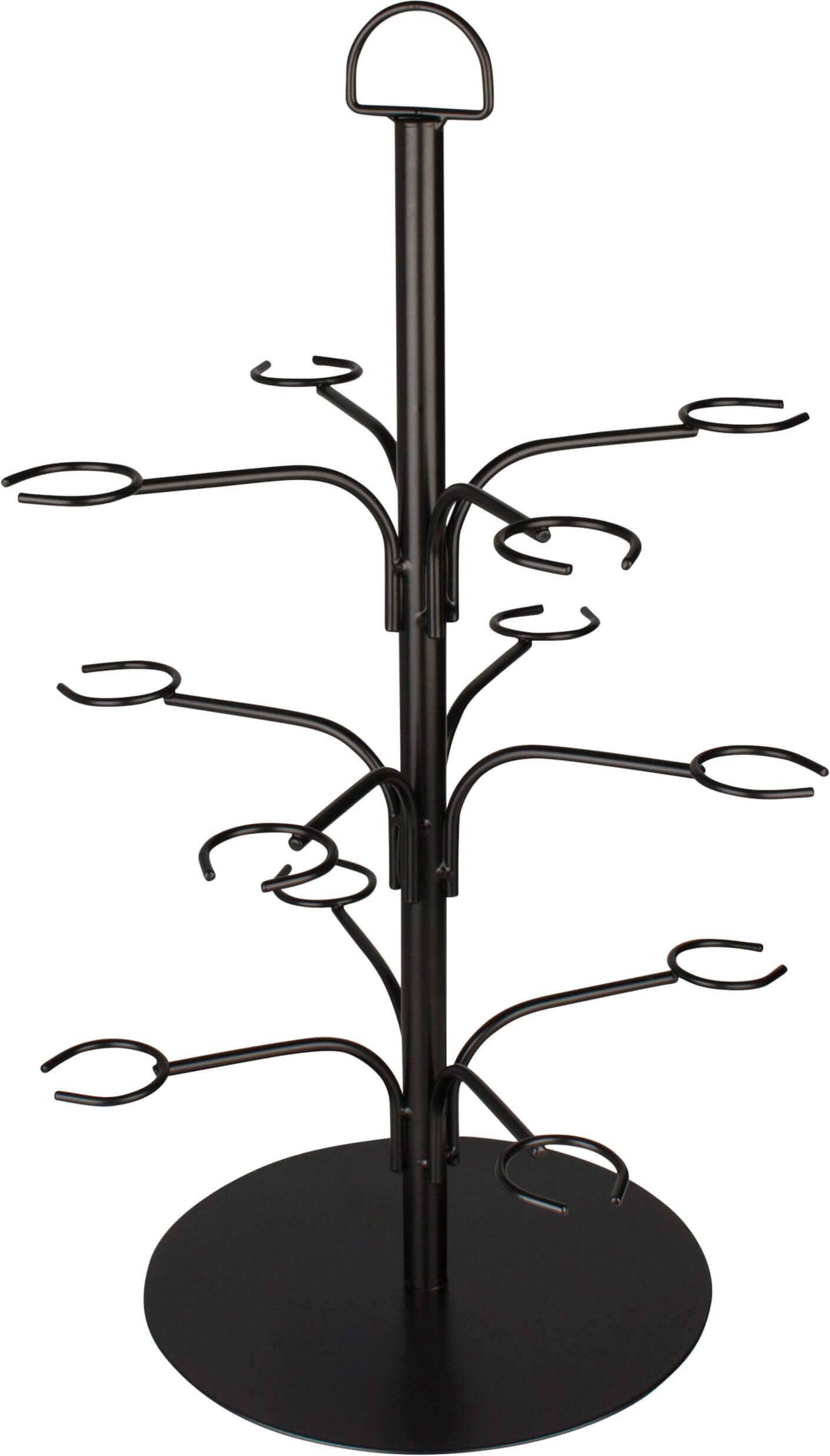 Arbre à cocktails pour 12 verres - noir