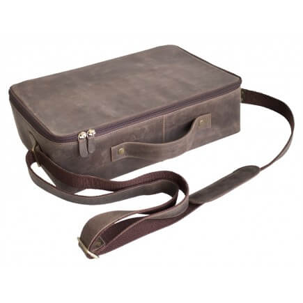 Sac de barman en cuir, marron, Prime Bar - avec accessoires de bar (Basic)