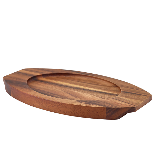 Sous-plats pour plat à gratin ovale, bois d'acacia (6 pièces) Sous-plats pour plat à gratin ovale, bois d'acacia (6 pièces)