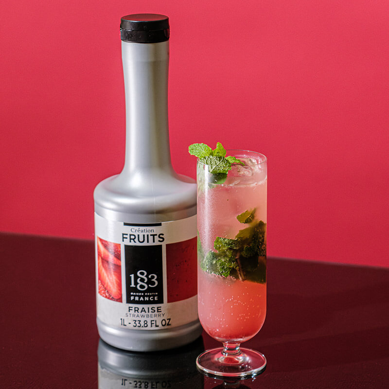 Création Fruits Fraise - Maison Routin 1883 Purée de fruits Mix (1,0 l)
