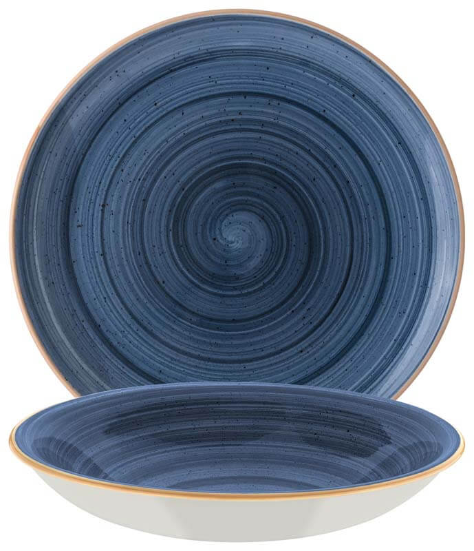 Bonna Aura Dusk Assiette Gourmet creuse 20cm bleue - 12 pièces Bonna Aura Dusk Assiette Gourmet creuse 20cm bleue - 12 pièces