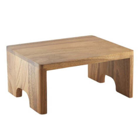 Rehausse pour buffet, bois d'acacia - 26,5 x 16,3 x 10 cm (GN 1/4) Rehausse pour buffet, bois d'acacia - 26,5 x 16,3 x 10 cm (GN 1/4)