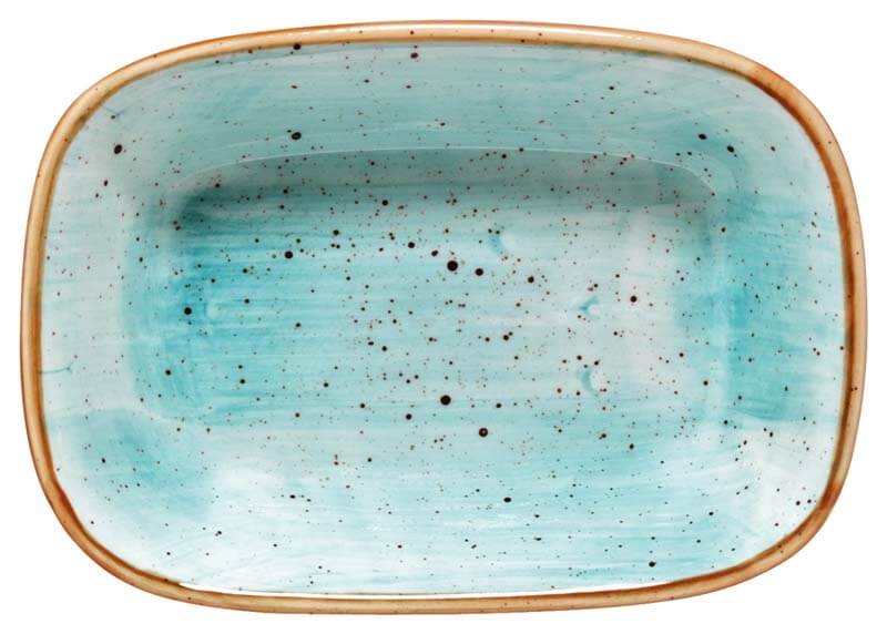 Bonna Aura Aqua Gourmet plat rectangulaire 17x11,5cm turquoise - 12 pièces Bonna Aura Aqua Gourmet plat rectangulaire 17x11,5cm turquoise - 12 pièces
