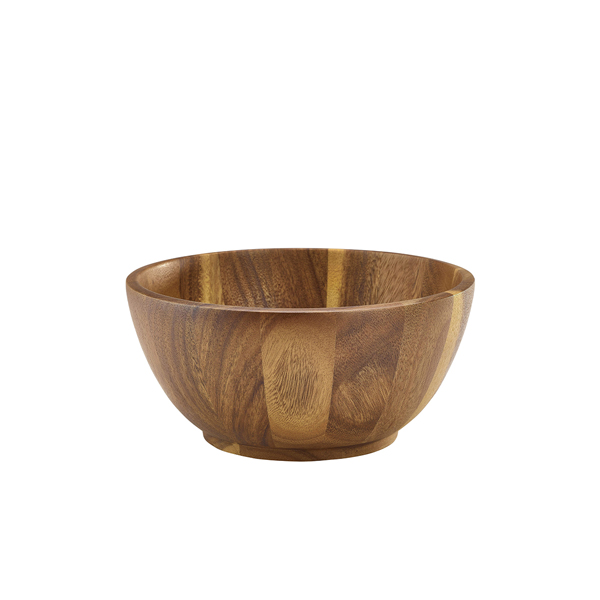 Coupe en bois, bois d'acacia - 25x12cm