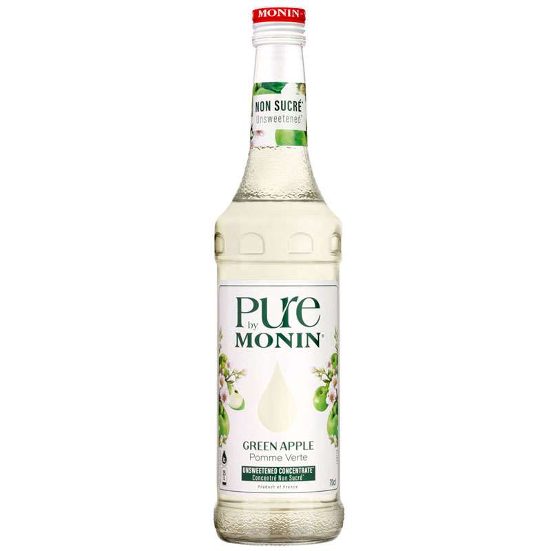 Monin Pure concentré - Pomme verte (0,7 l) - DLUO 10/2025 Monin Pure concentré - Pomme verte (0,7 l) - DLUO 10/2025