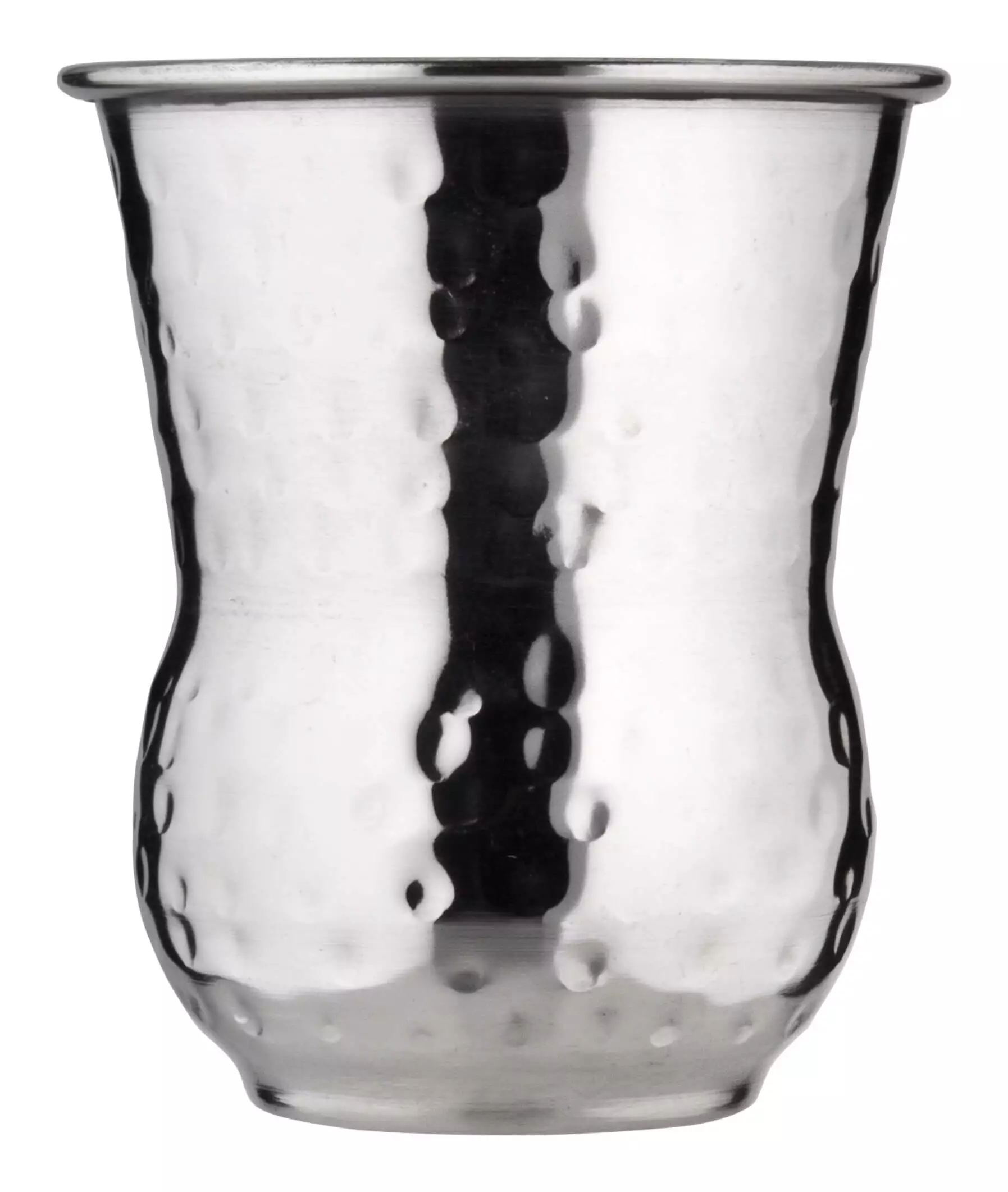 Gobelet à juleps Maroc, martelé, acier inoxydable - 400ml Gobelet à juleps Maroc, martelé, acier inoxydable - 400ml