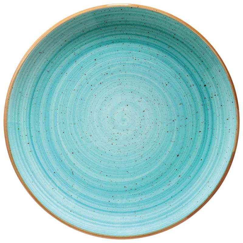 Bonna Aura Aqua Assiette Gourmet plate 27cm turquoise - 12 pièces Bonna Aura Aqua Assiette Gourmet plate 27cm turquoise - 12 pièces