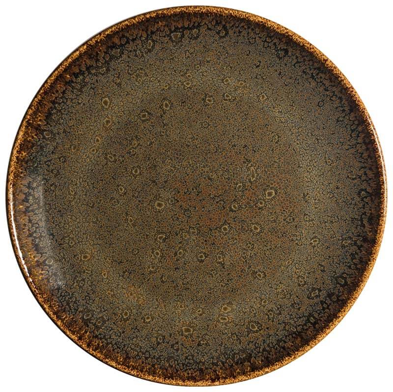Bonna Ore Tierra Gourmet Assiette plate 27cm marron - 12 pièces Bonna Ore Tierra Gourmet Assiette plate 27cm marron - 12 pièces