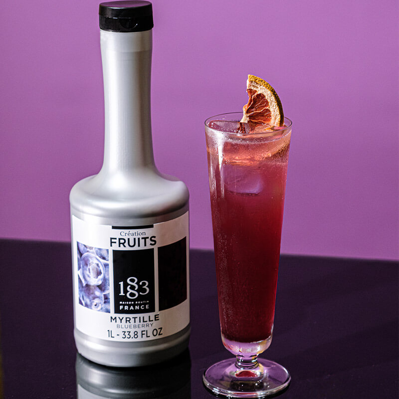 Création Fruits Myrtille - Maison Routin 1883 Purée de fruits Mix (1,0 l)