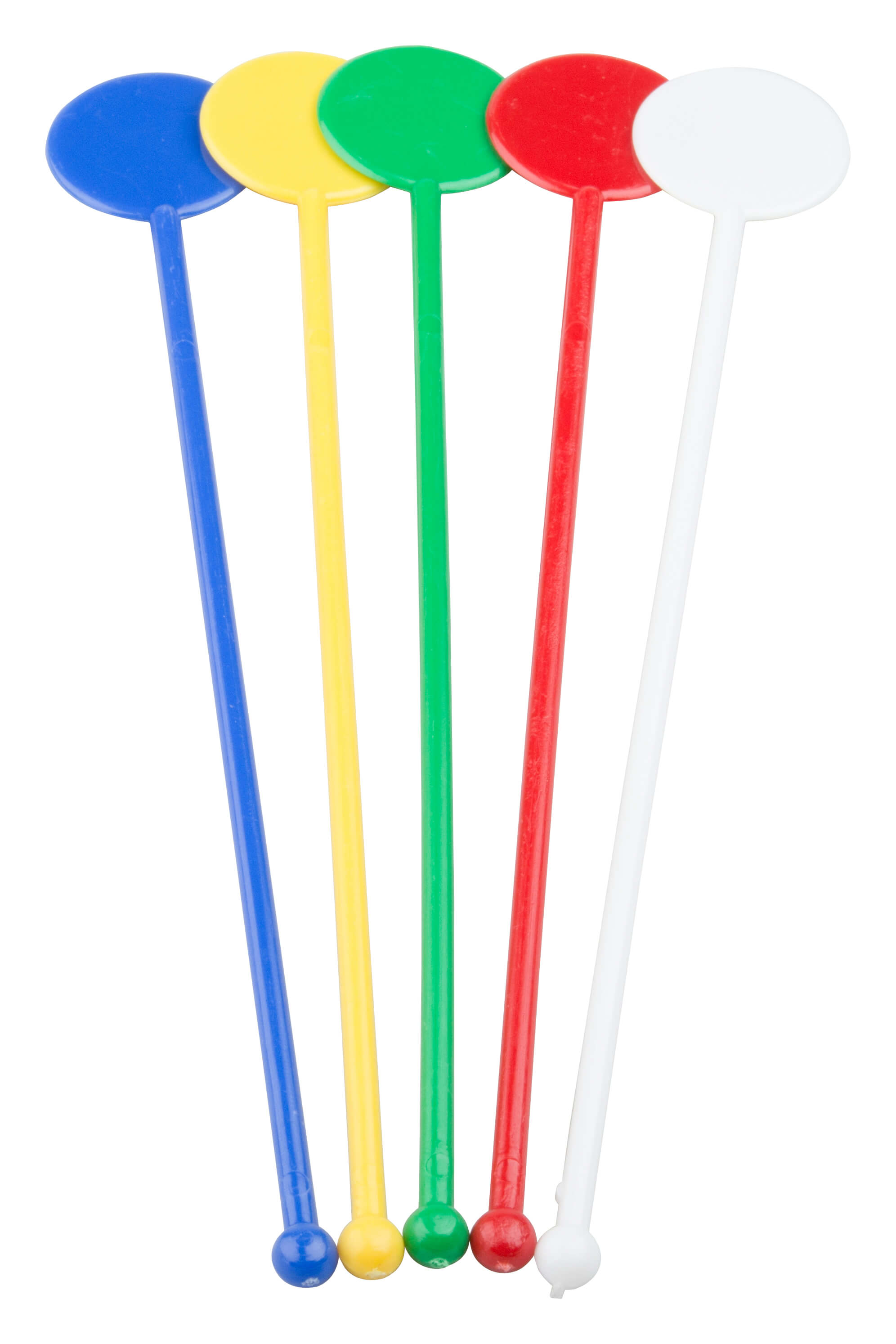 Bâtonnet de cocktail disque, coloré - 18,0cm (250 pcs.)