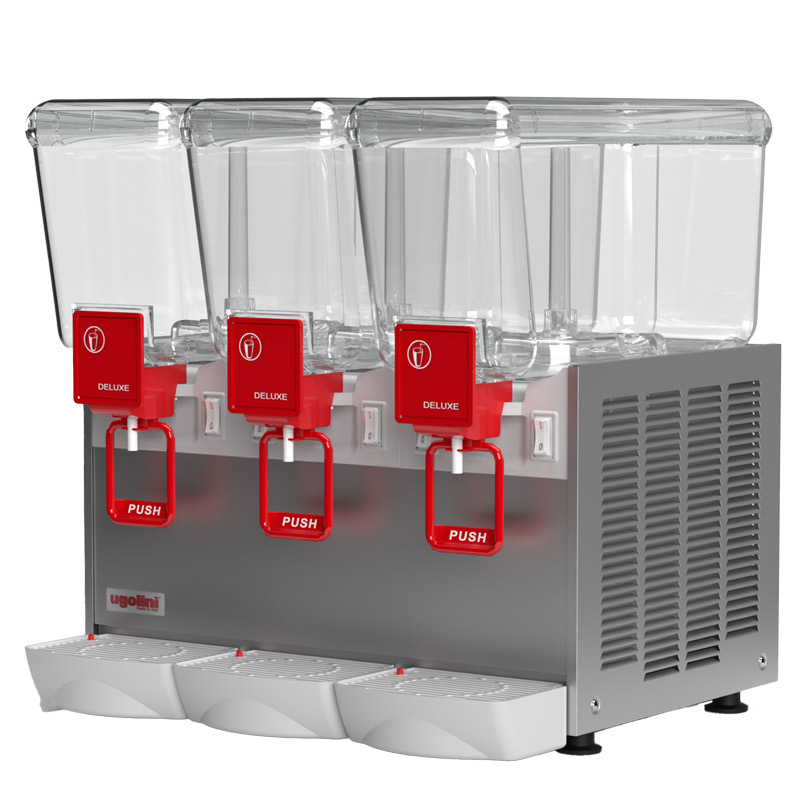 Distributeur de boissons froides Arctic Deluxe 12/3 S - 3 x 12 litres, système de gazéification Distributeur de boissons froides Arctic Deluxe 12/3 S - 3 x 12 litres, système de gazéification