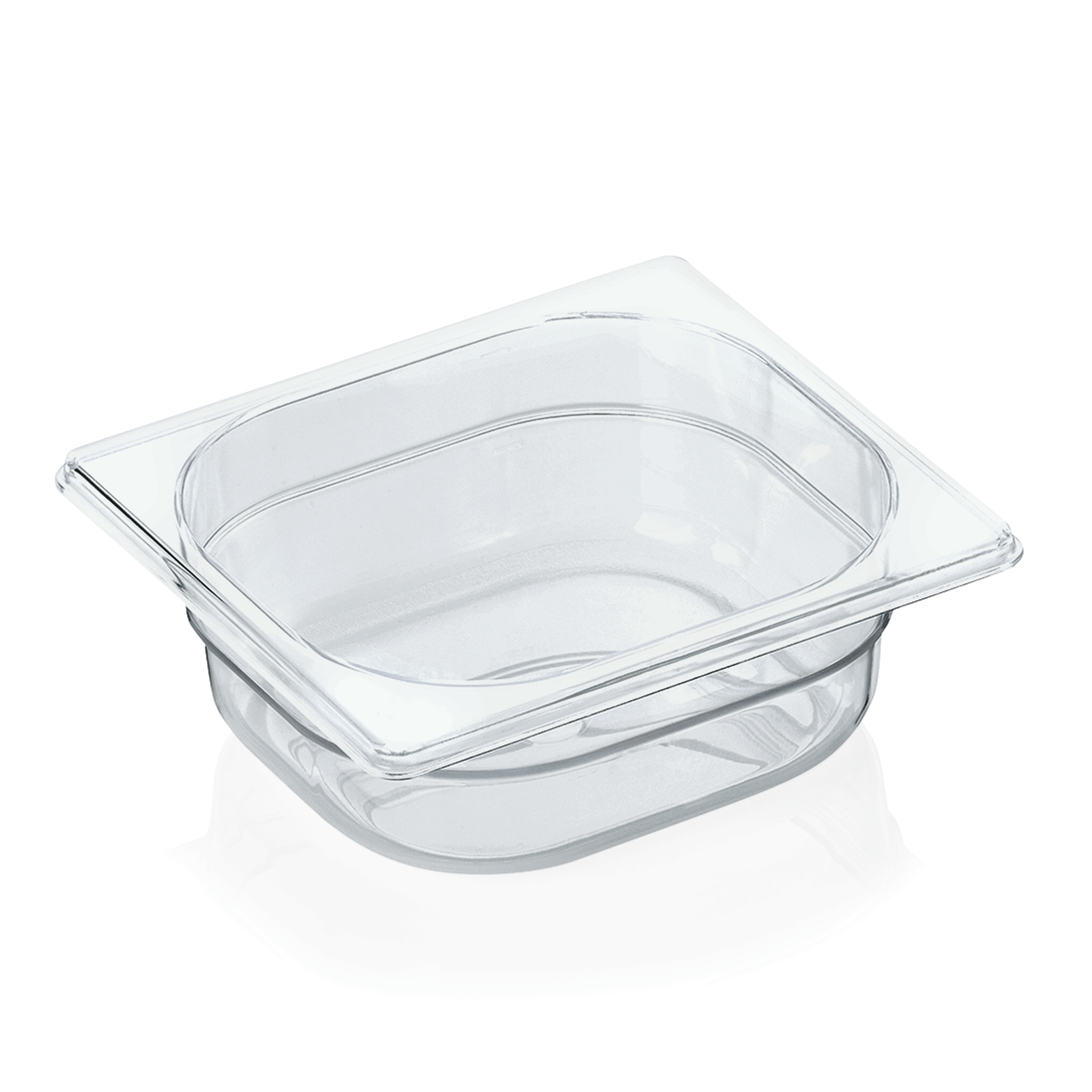 GN 1/6 récipient avec graduation, polycarbonate transparent - H 6,5 cm (série GN 94) GN 1/6 récipient avec graduation, polycarbonate transparent - H 6,5 cm (série GN 94)