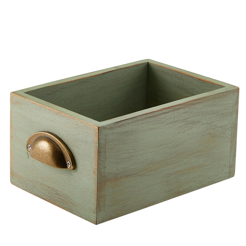 Tiroir de présentation, bois d'acacia, 21,5 x 15 x 11 cm - vert Tiroir de présentation, bois d'acacia, 21,5 x 15 x 11 cm - vert
