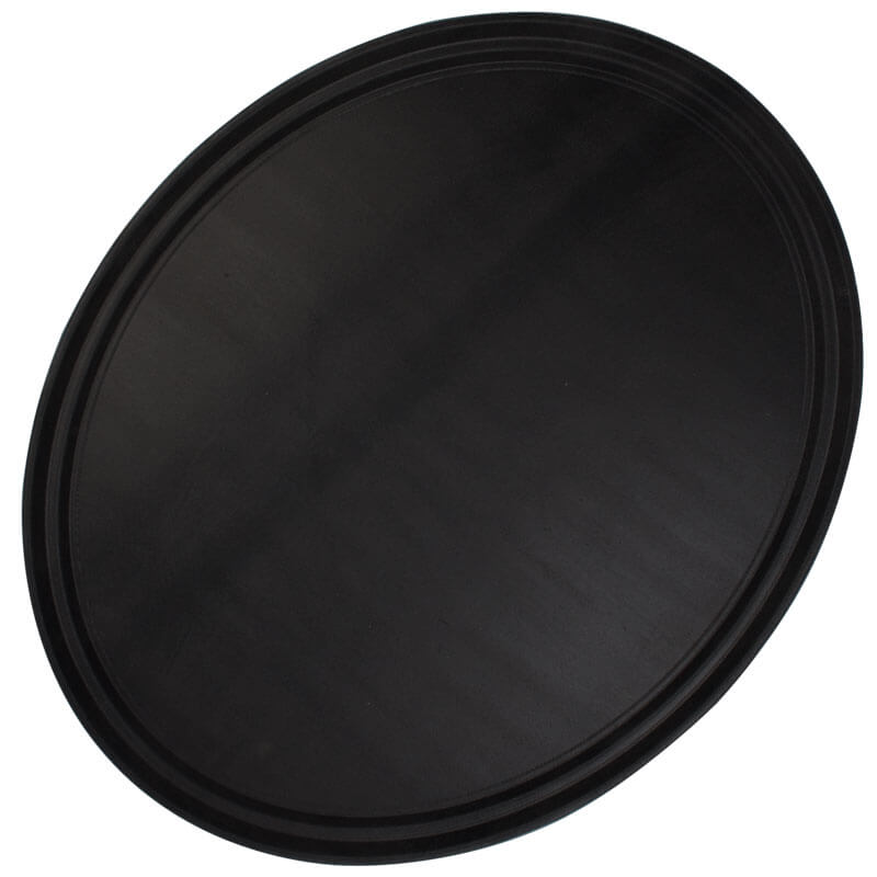 Plateau de service ovale, fibre de verre antidérapant - 73,5x60cm Plateau de service ovale, fibre de verre antidérapant - 73,5x60cm