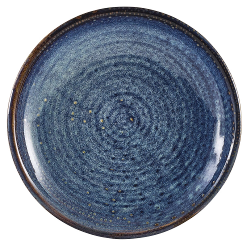 Assiette creuse Terra Aqua Blue – 21 cm (6 pcs)