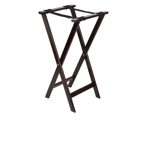 Support pour plateau en bois, 42 x 84 cm - aspect acajou Support pour plateau en bois, 42 x 84 cm - aspect acajou