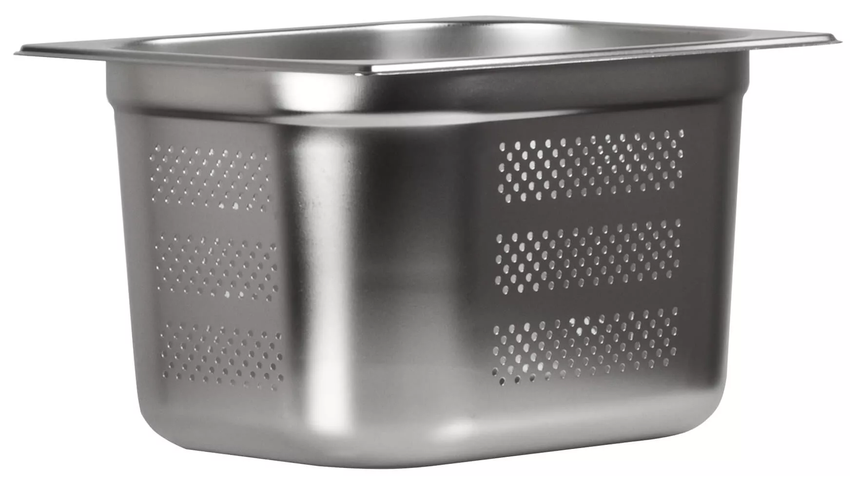 Récipients Gastro Norm perforés profondeur 200mm - Inox (GN 1/2) Récipients Gastro Norm perforés profondeur 200mm - Inox (GN 1/2)
