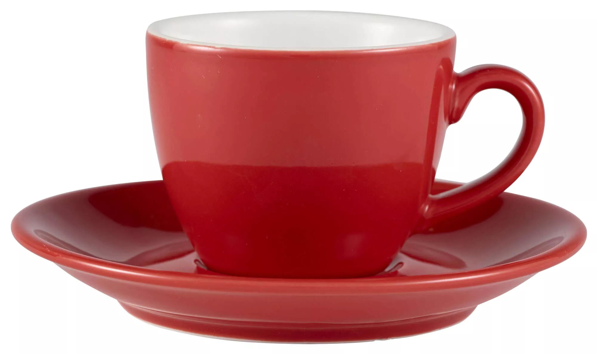 Tasse à espresso Bowl rouge - 90ml (6 pcs) Tasse à espresso Bowl rouge - 90ml (6 pcs)