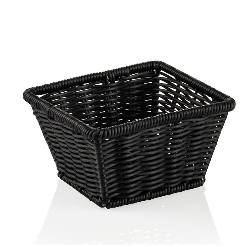 Panier en polypropylène, 17,5 x 16 x 10 cm (GN 1/6) - noir Panier en polypropylène, 17,5 x 16 x 10 cm (GN 1/6) - noir