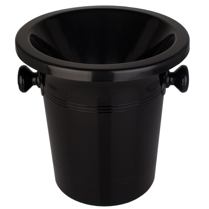 Crachoir maxi, plastique noir - 3,7 l (1 pce)