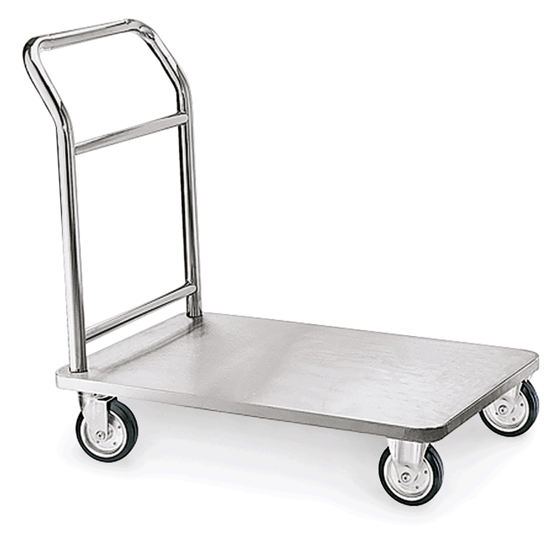 Chariot à plate-forme en acier inoxydable - 90 x 60 x 93 cm Chariot à plate-forme en acier inoxydable - 90 x 60 x 93 cm