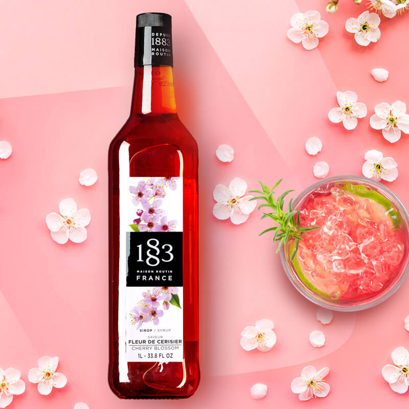 Sirop Fleur de cerisier - Maison Routin 1883 (1,0 l) Sirop Fleur de cerisier - Maison Routin 1883 (1,0 l)