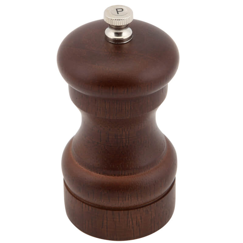 Moulin à sel/poivre, bois - marron foncé (10 cm)