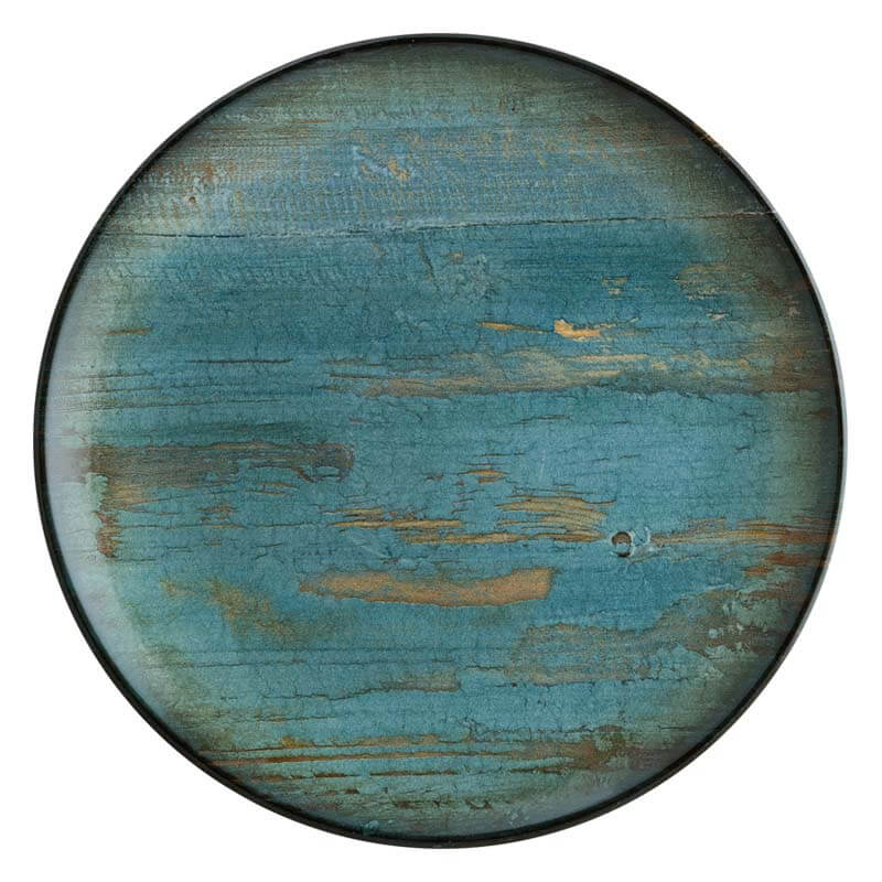 Bonna Madera Mint Gourmet Assiette plate 17cm bleu - 12 pièces