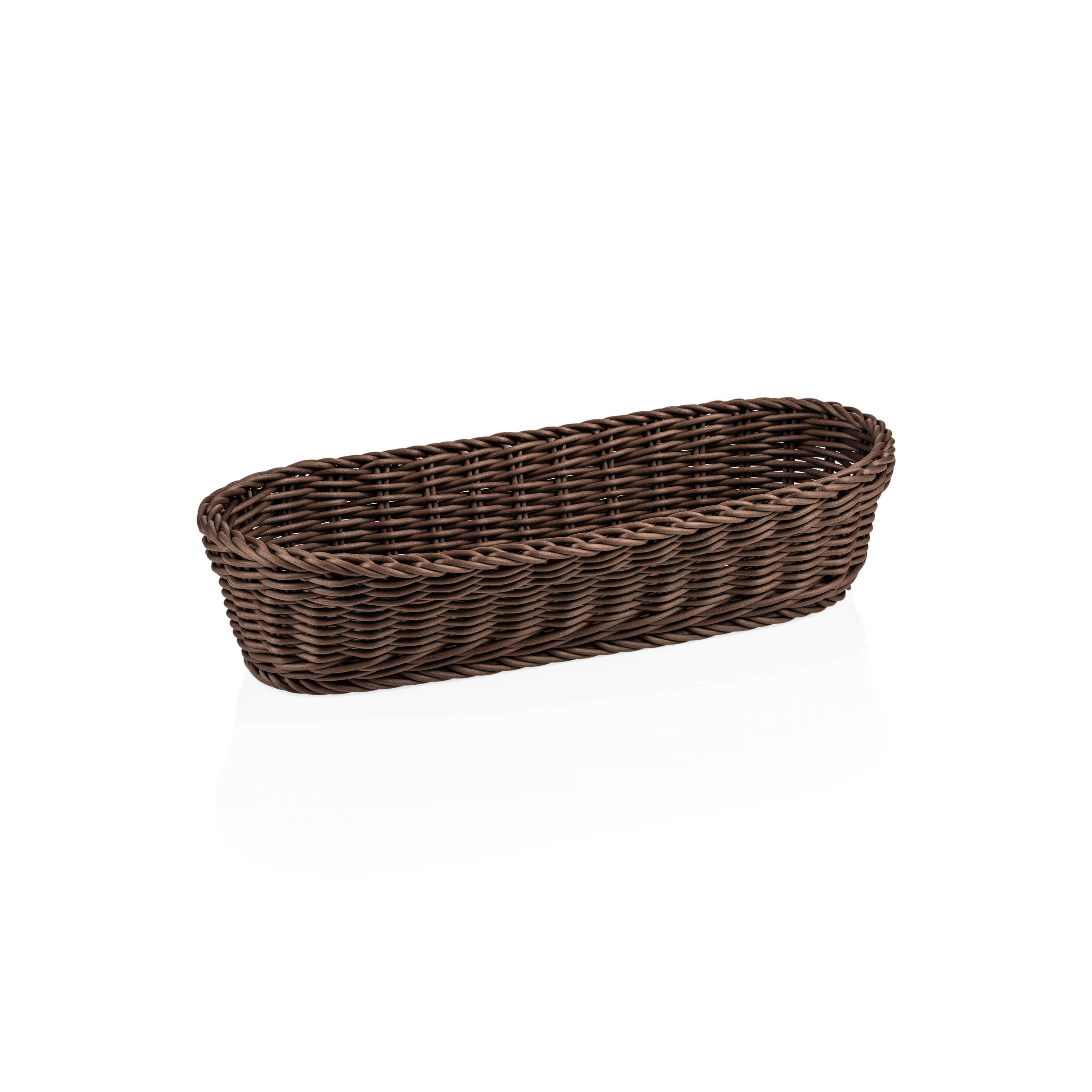 Panier à baguettes en polypropylène marron - 40 x 16 x 8 cm Panier à baguettes en polypropylène marron - 40 x 16 x 8 cm