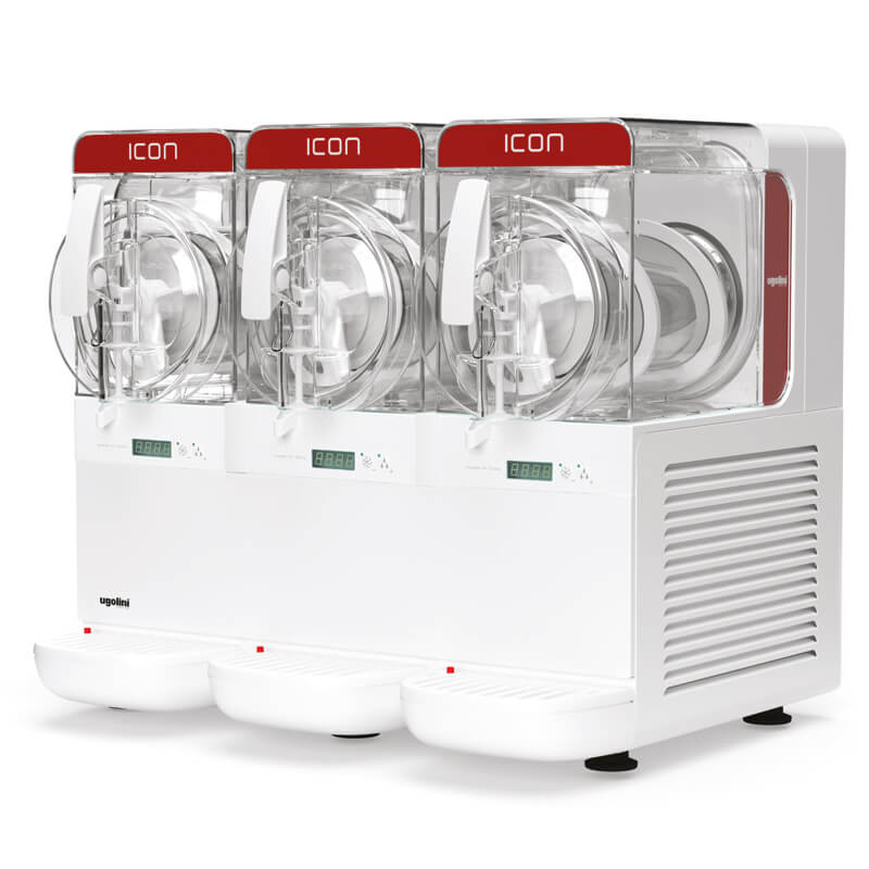 Machine à granités Granitor® ICON 3-3 ETC R290, 3 réservoirs de 2,8 litres Machine à granités Granitor® ICON 3-3 ETC R290, 3 réservoirs de 2,8 litres
