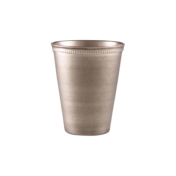 Gobelet, acier inoxydable vintage, bord perlé - 380 ml (12 pièces) Gobelet, acier inoxydable vintage, bord perlé - 380 ml (12 pièces)
