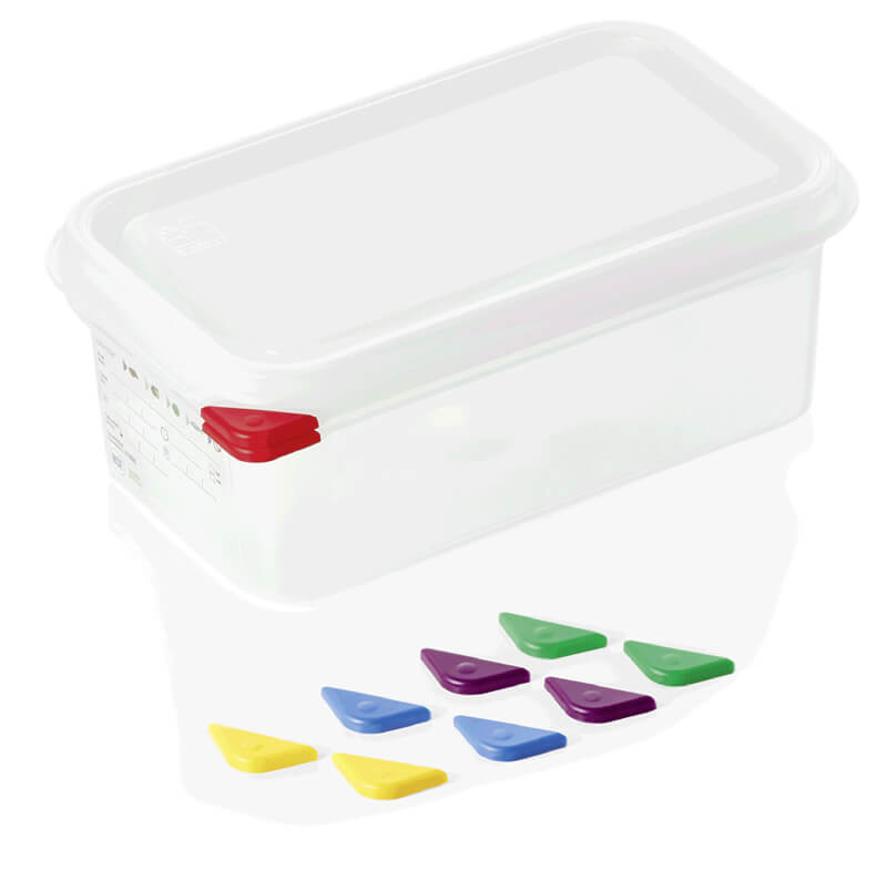Récipient de conservation GN 1/4 avec couvercle, PP - 2,8 l / H 10 cm (1 pièce) Récipient de conservation GN 1/4 avec couvercle, PP - 2,8 l / H 10 cm (1 pièce)