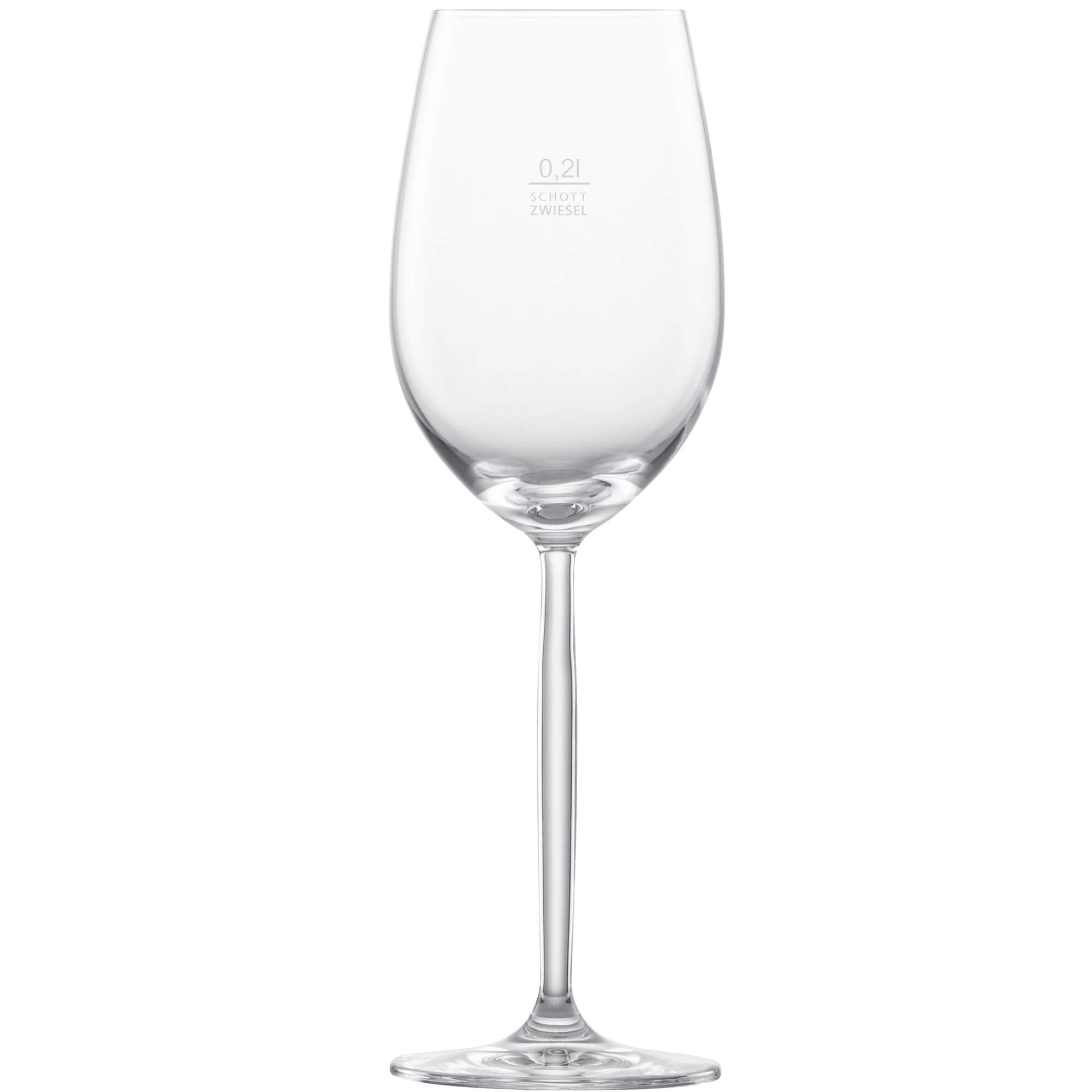 Verre à vin blanc, Diva Schott Zwiesel - 302ml avec 0,2l repère (6 pcs.)