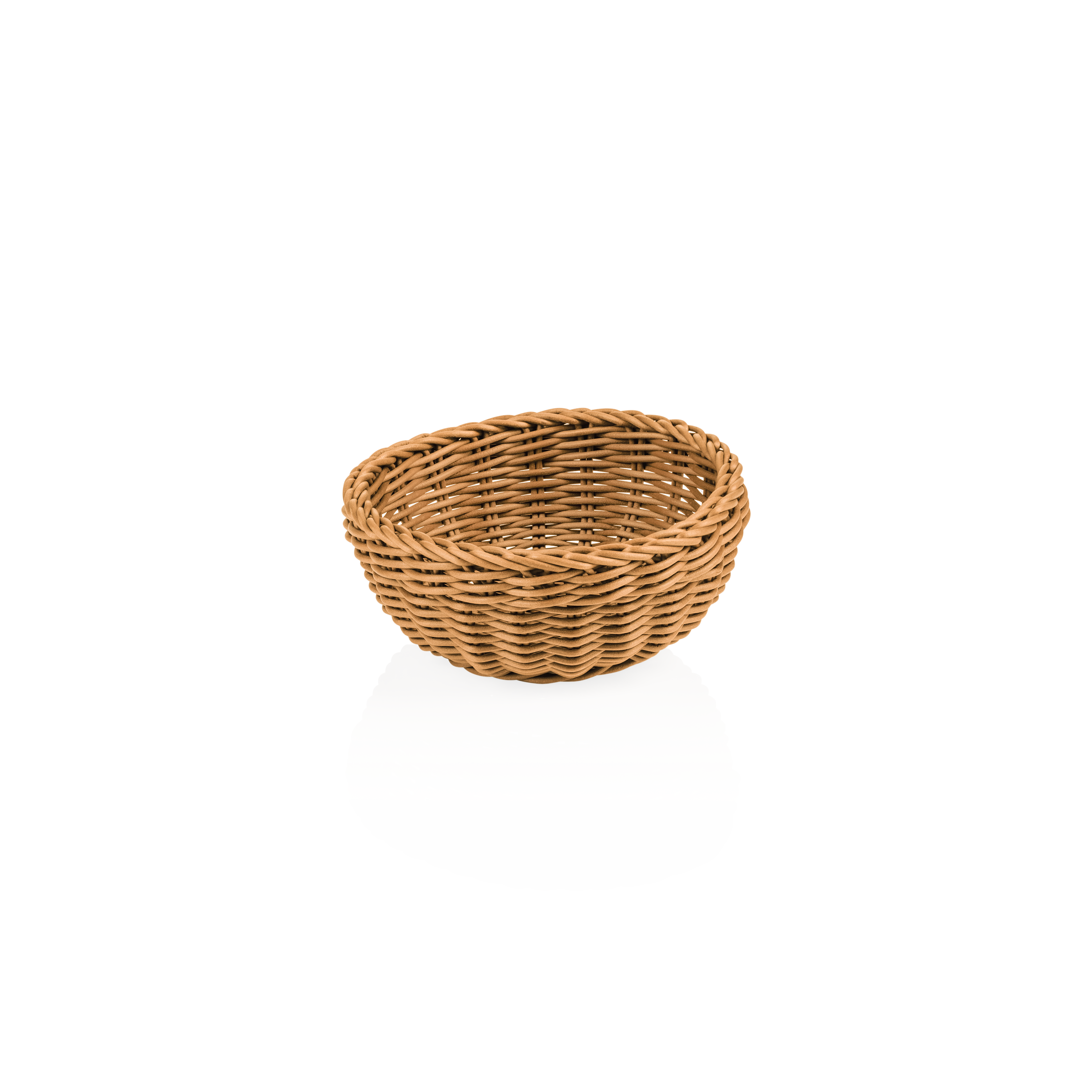 Panier rond, polypropylène beige - 20x8cm Panier rond, polypropylène beige - 20x8cm
