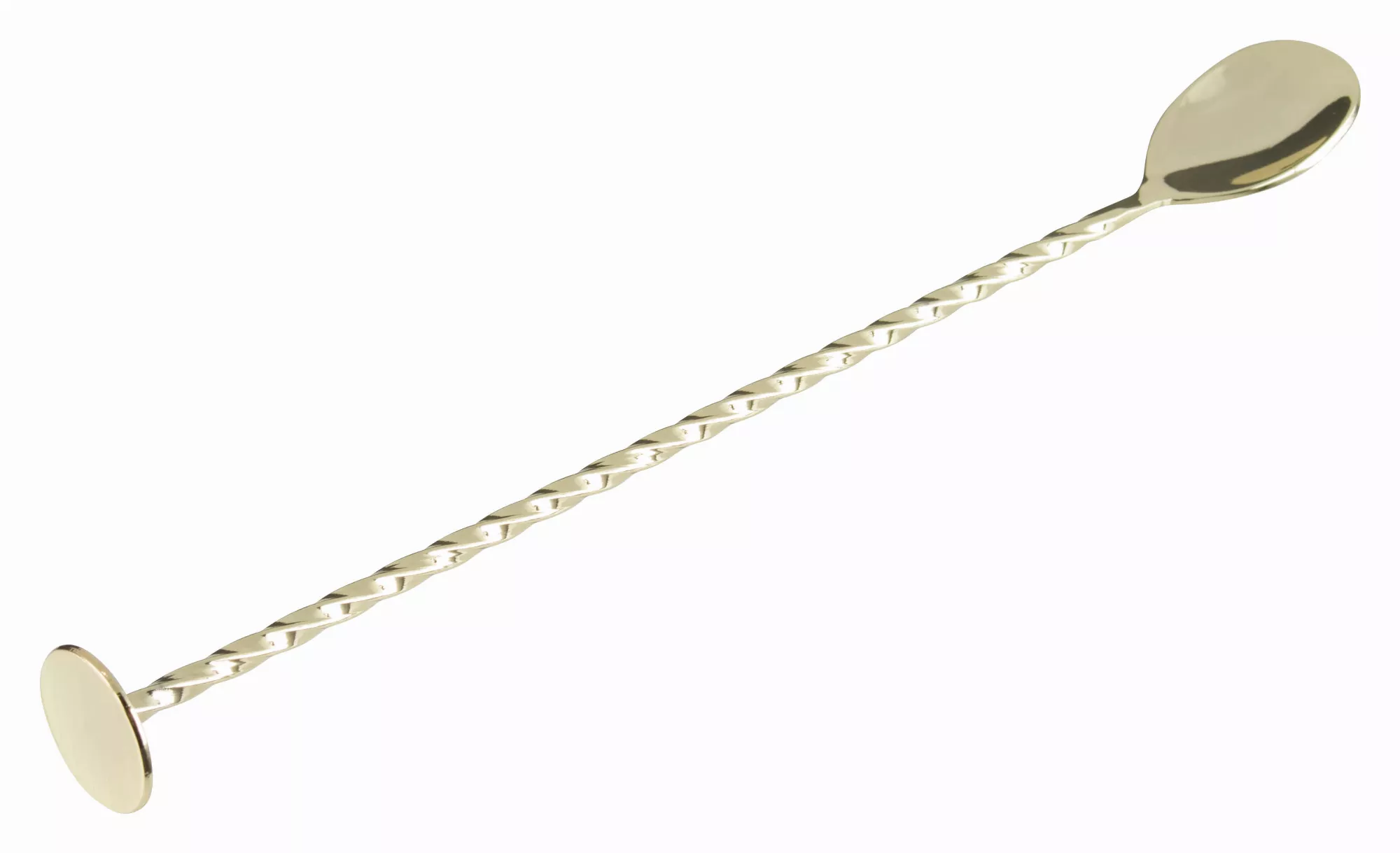 Cuillère à bar Disc, dorée, Überbartools - 25,5cm Cuillère à bar Disc, dorée, Überbartools - 25,5cm