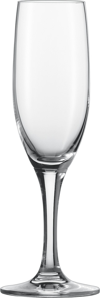 Flûte à champagne Mondial, Schott Zwiesel - 205ml, 0,1l repère (6 pcs.)